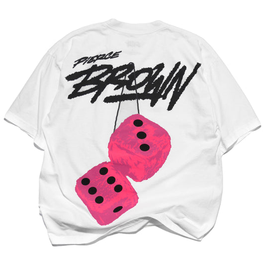 Dice T-Shirt - Pink / White